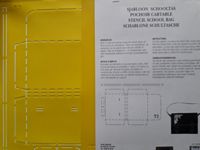 Kunststof Sjabloon Schooltasje 10 X 12 cm - Klik op de afbeelding om het venster te sluiten